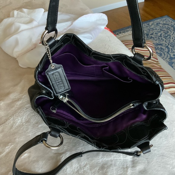 Coach Purse Handbag Tote Designer Bag #F1073-15402 - Picture 5 of 14